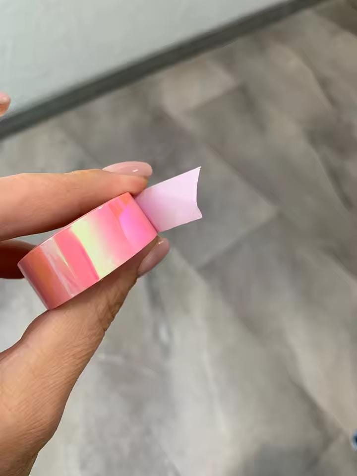Holographic Washi Tape | Iridescent Metallic Decorative Tape for Journaling, Party Favors, and Gift Wrapping