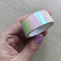 Holographic Washi Tape | Iridescent Metallic Decorative Tape for Journaling, Party Favors, and Gift Wrapping