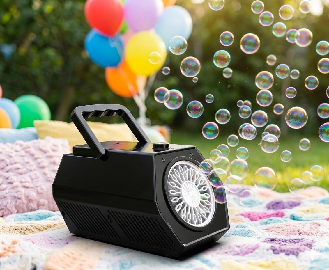 Party Bubble Machine, Portable Bubble Maker