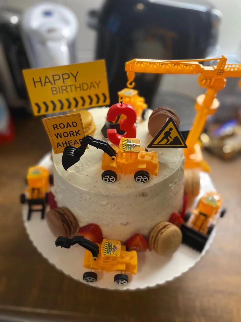 Construction Cake Topper Set: Excavator & Dump Truck Birthday Party