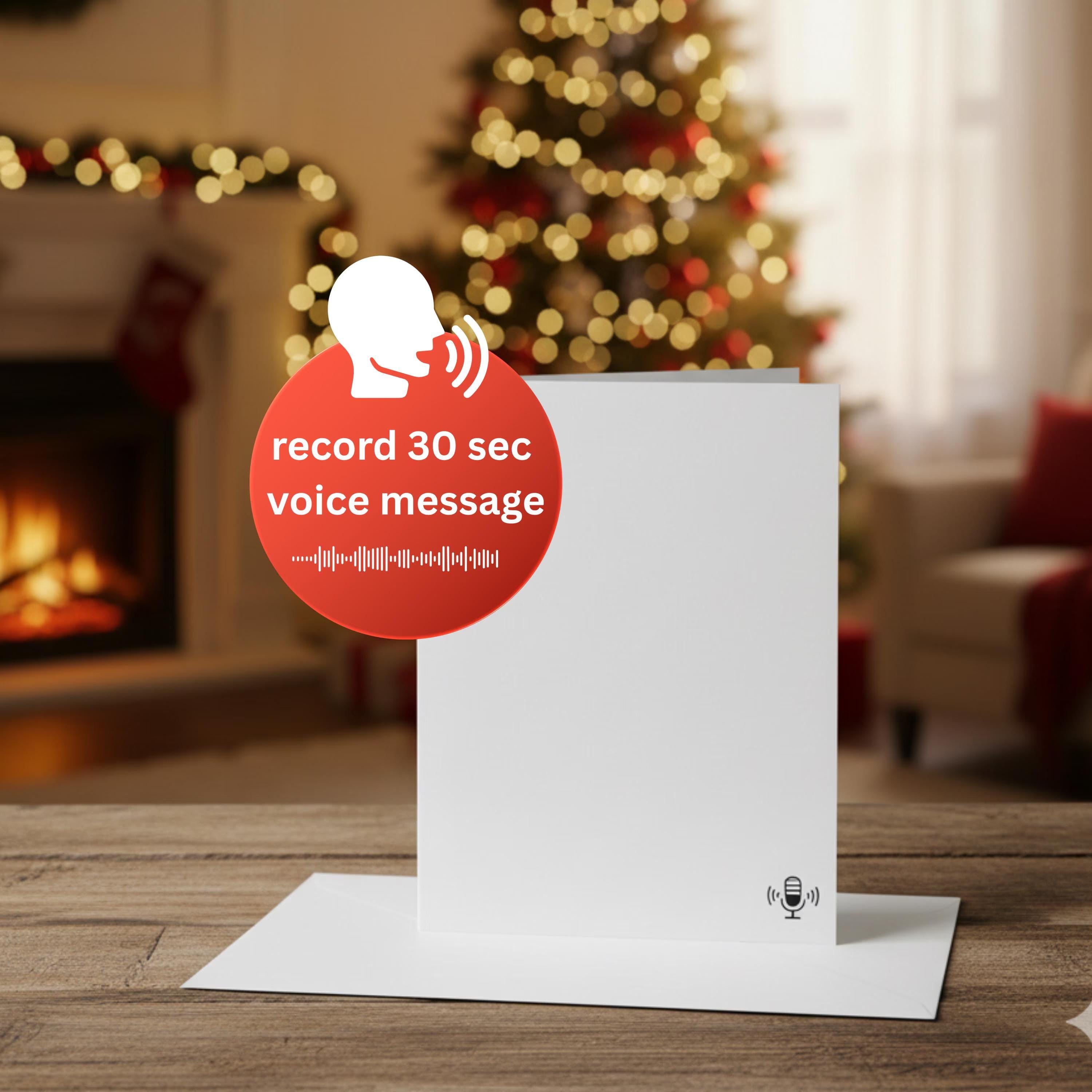 Recordable Audio Card | 30 Sec Custom Voice Keepsake