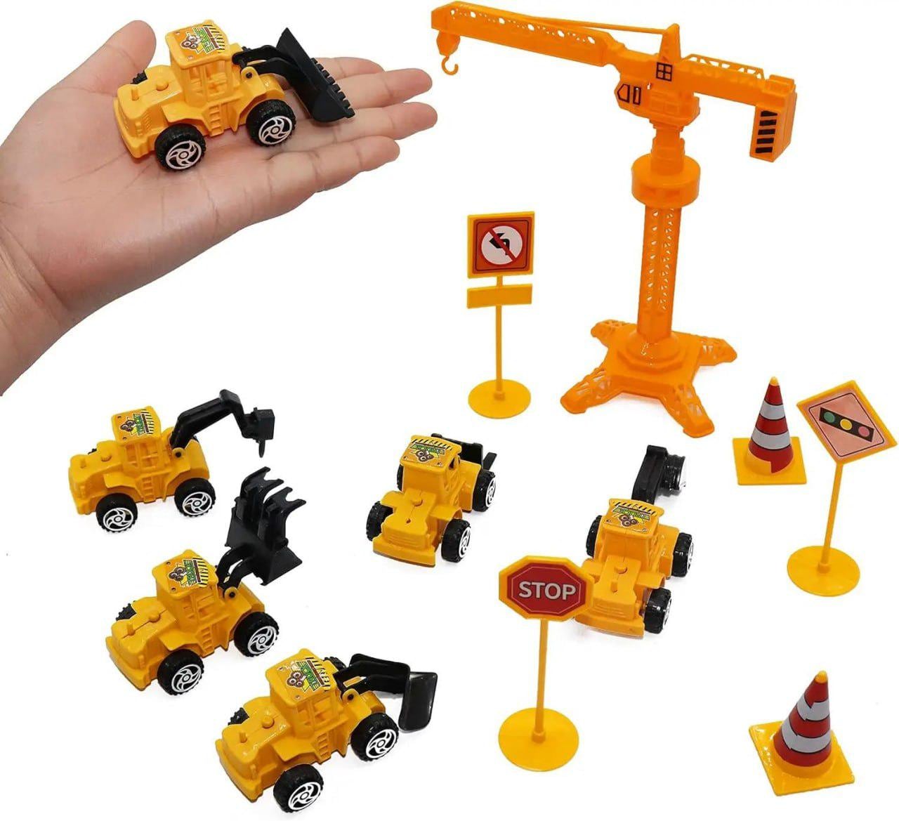 Construction Cake Topper Set: Excavator & Dump Truck Birthday Party