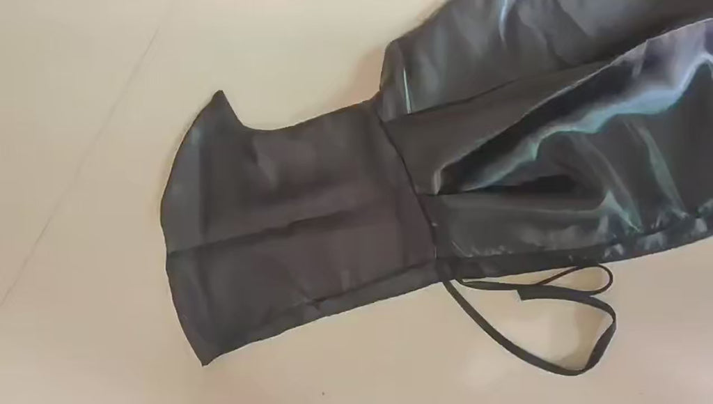 Halloween Black Hooded Cloak, Gothic Vampire Costume Cape Party Supply